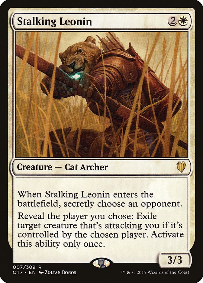 Stalking Leonin [Commander 2017] | Play N Trade Winnipeg