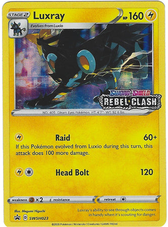 Luxray (SWSH023) (Prerelease Promo) [Sword & Shield: Black Star Promos] | Play N Trade Winnipeg