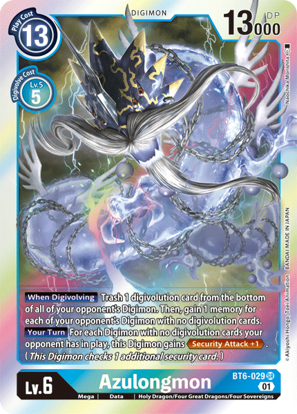 Azulongmon [BT6-029] [Double Diamond] | Play N Trade Winnipeg