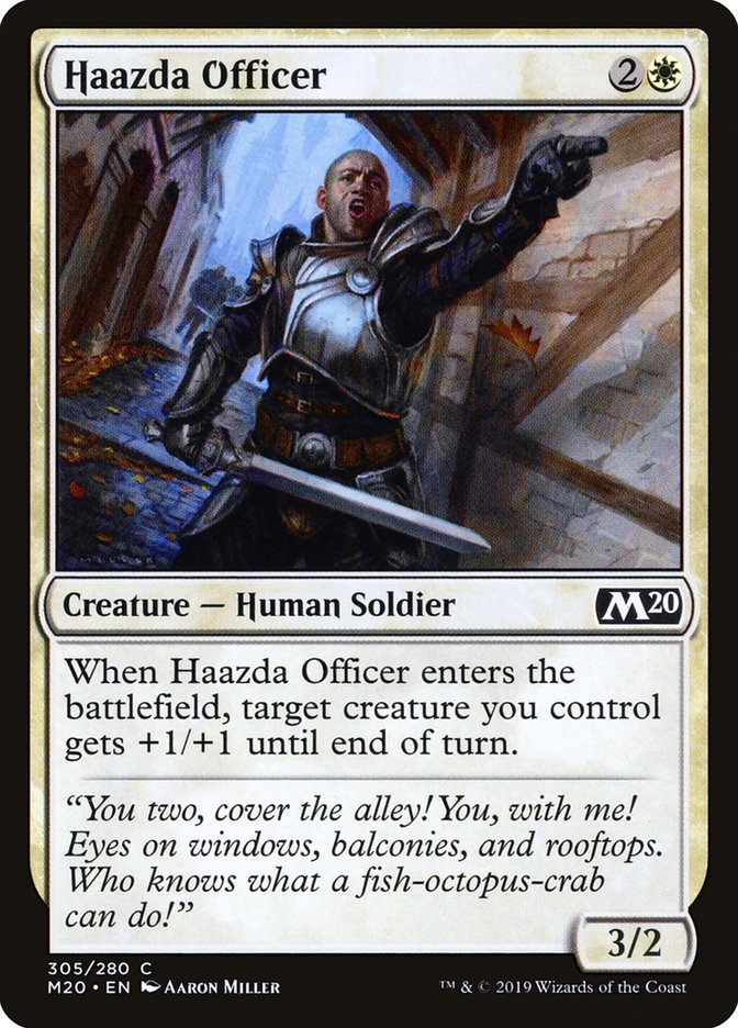 Haazda Officer [Core Set 2020] | Play N Trade Winnipeg