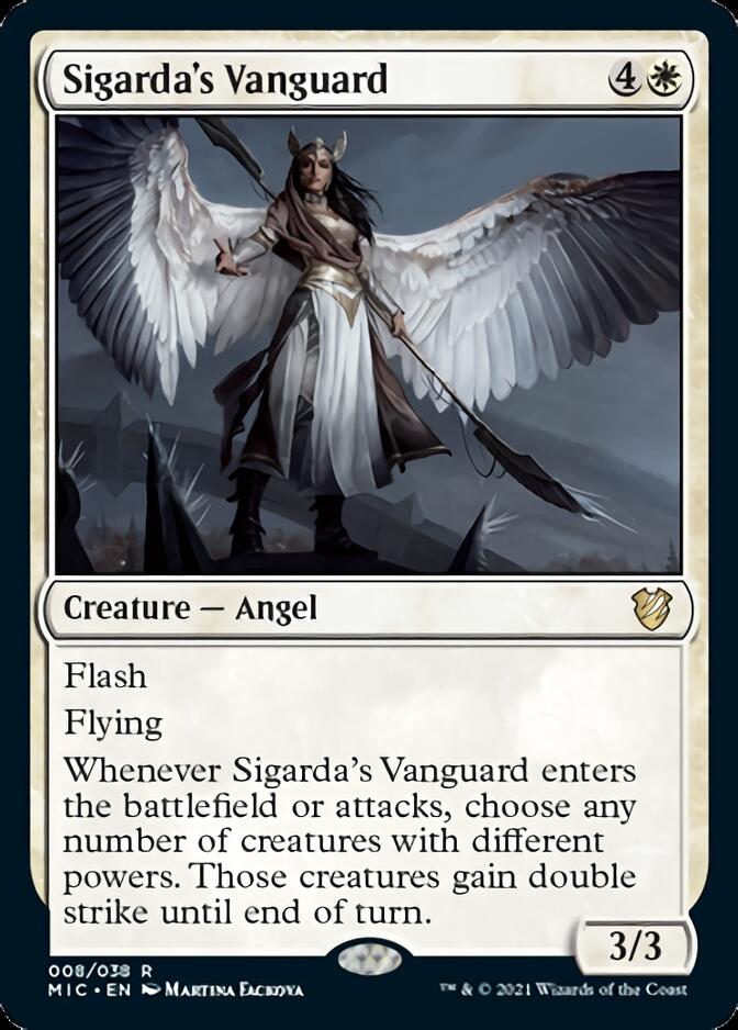 Sigarda's Vanguard [Innistrad: Midnight Hunt Commander] | Play N Trade Winnipeg