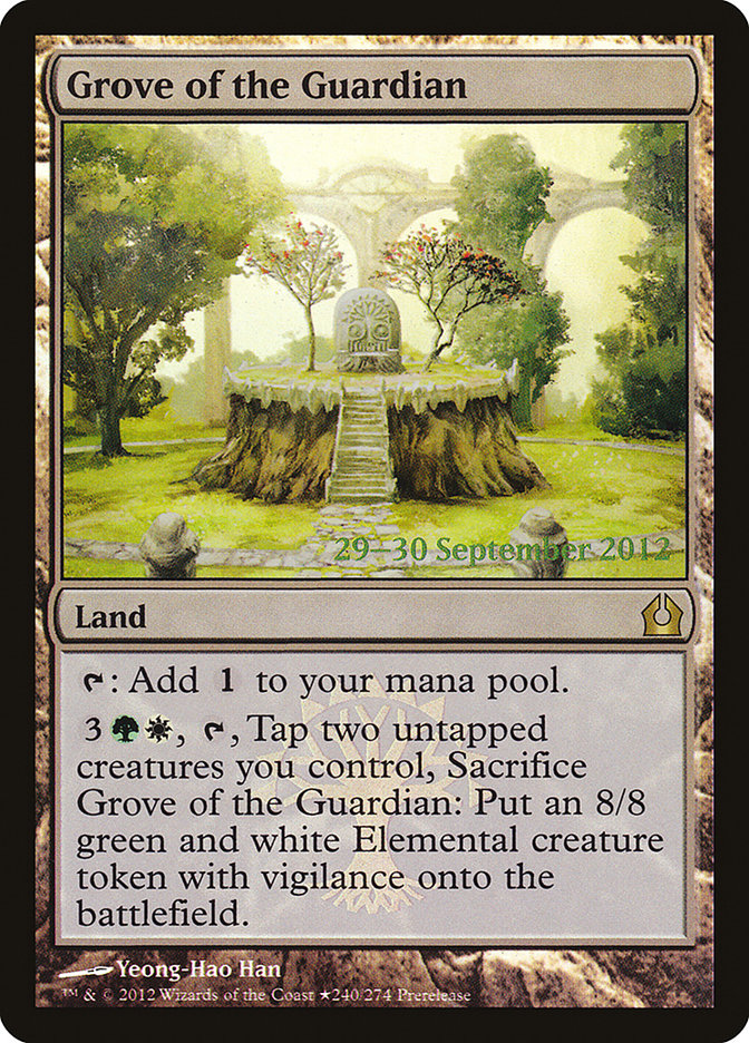 Grove of the Guardian [Return to Ravnica Prerelease Promos] | Play N Trade Winnipeg