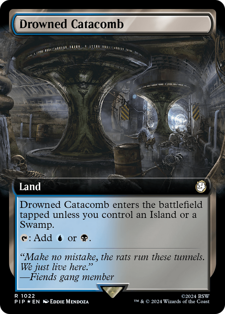 Drowned Catacomb (Extended Art) (Surge Foil) [Fallout] | Play N Trade Winnipeg