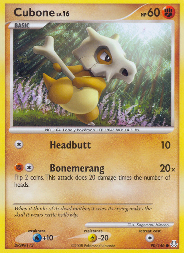 Cubone (90/146) [Diamond & Pearl: Legends Awakened] | Play N Trade Winnipeg