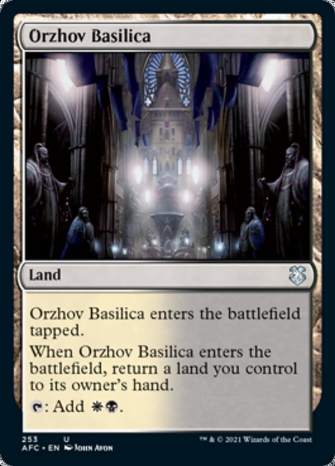 Orzhov Basilica [Dungeons & Dragons: Adventures in the Forgotten Realms Commander] | Play N Trade Winnipeg