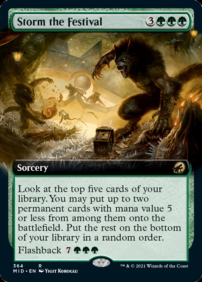 Storm the Festival (Extended) [Innistrad: Midnight Hunt] | Play N Trade Winnipeg