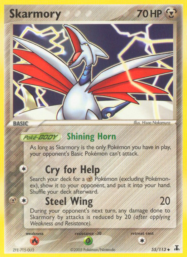 Skarmory (55/113) [EX: Delta Species] | Play N Trade Winnipeg