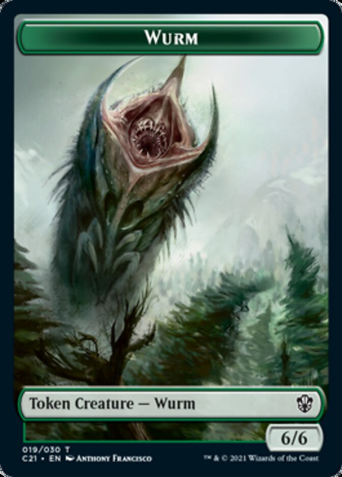 Wurm // Kraken Token [Commander 2021 Tokens] | Play N Trade Winnipeg