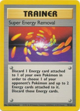 Super Energy Removal (79/102) [Base Set Unlimited] | Play N Trade Winnipeg