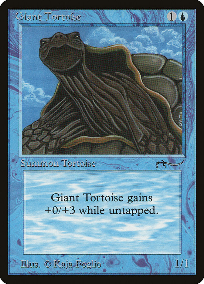 Giant Tortoise (Light Mana Cost) [Arabian Nights] | Play N Trade Winnipeg