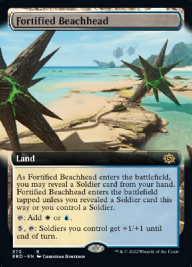 Fortified Beachhead (Extended Art) [The Brothers' War] | Play N Trade Winnipeg