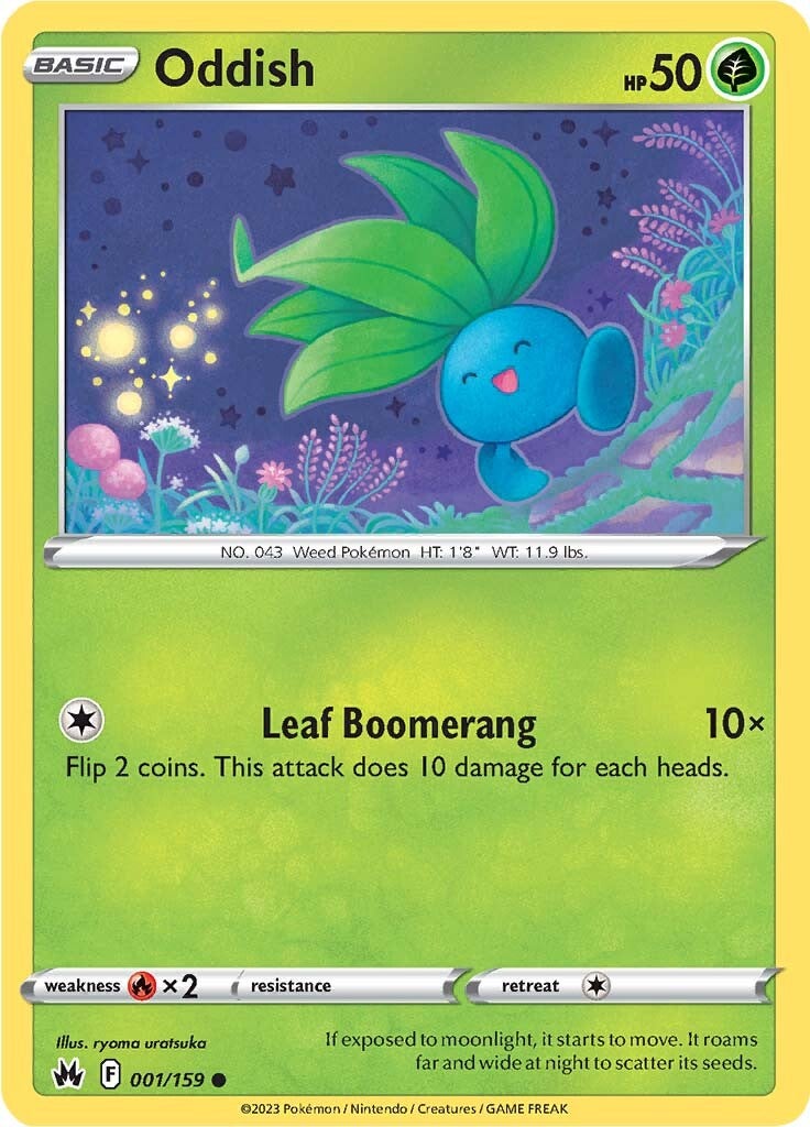 Oddish (001/159) [Sword & Shield: Crown Zenith] | Play N Trade Winnipeg