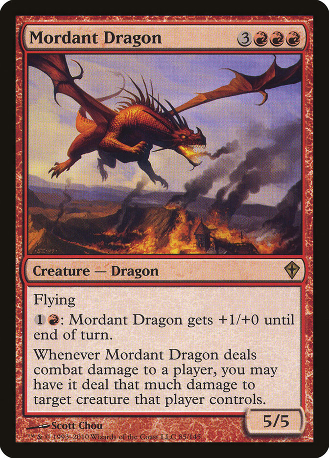 Mordant Dragon [Worldwake] | Play N Trade Winnipeg