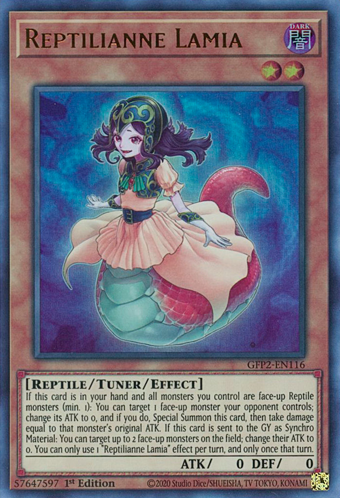 Reptilianne Lamia [GFP2-EN116] Ultra Rare | Play N Trade Winnipeg