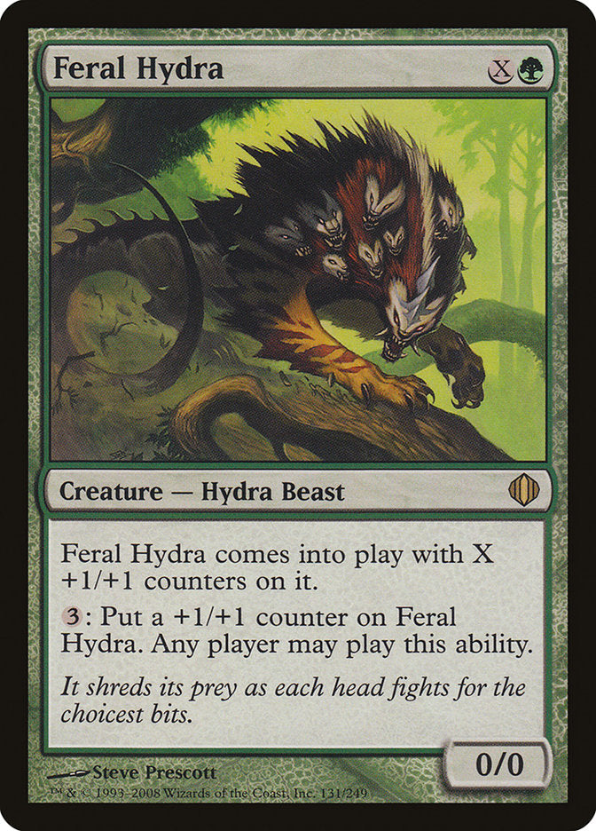 Feral Hydra (Oversized) [Oversize Cards] | Play N Trade Winnipeg