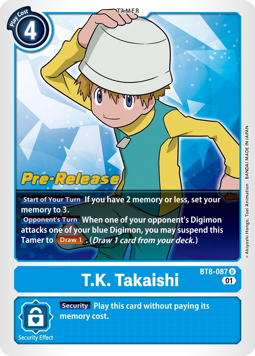 T.K. Takaishi [BT8-087] [New Awakening Pre-Release Cards] | Play N Trade Winnipeg