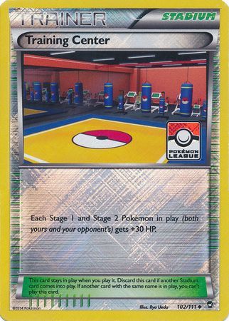 Training Center (102/111) (League Promo) [XY: Furious Fists] | Play N Trade Winnipeg