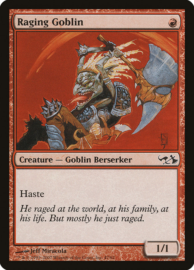 Raging Goblin [Duel Decks: Elves vs. Goblins] | Play N Trade Winnipeg