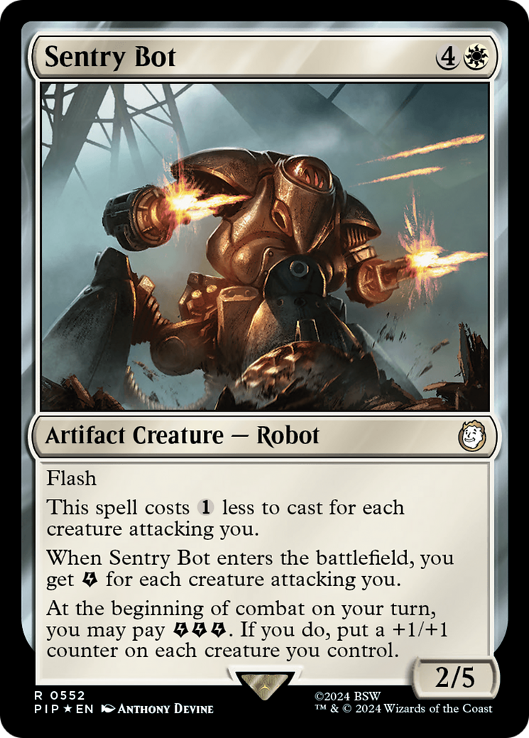 Sentry Bot (Surge Foil) [Fallout] | Play N Trade Winnipeg