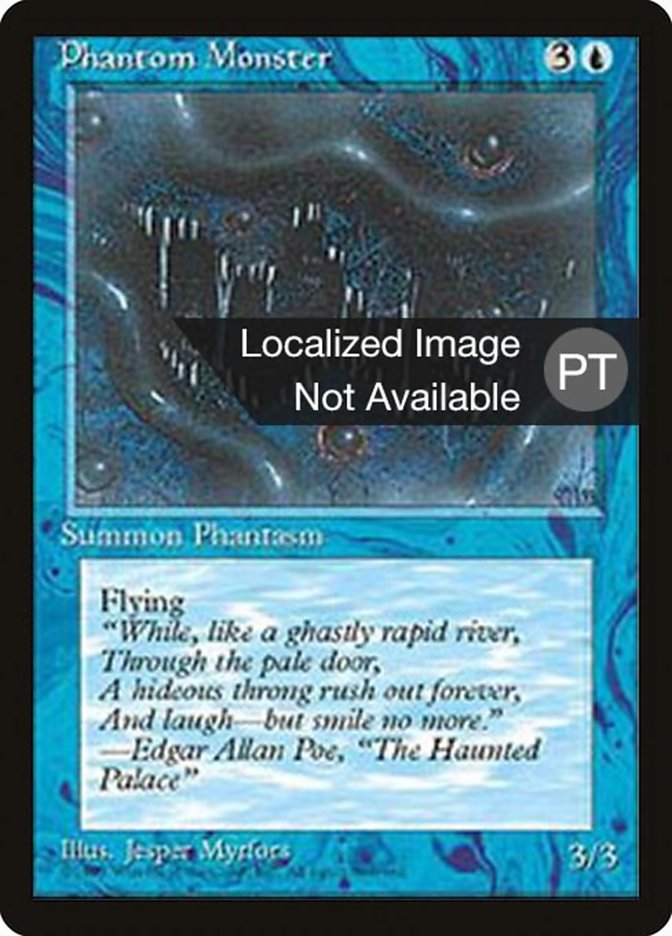 Phantom Monster [Fourth Edition (Foreign Black Border)] | Play N Trade Winnipeg