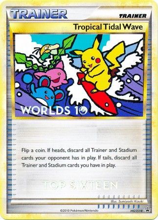 Tropical Tidal Wave (HGSS18) (Top 16) [HeartGold & SoulSilver: Black Star Promos] | Play N Trade Winnipeg