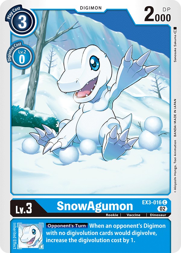 SnowAgumon [EX3-016] [Draconic Roar] | Play N Trade Winnipeg