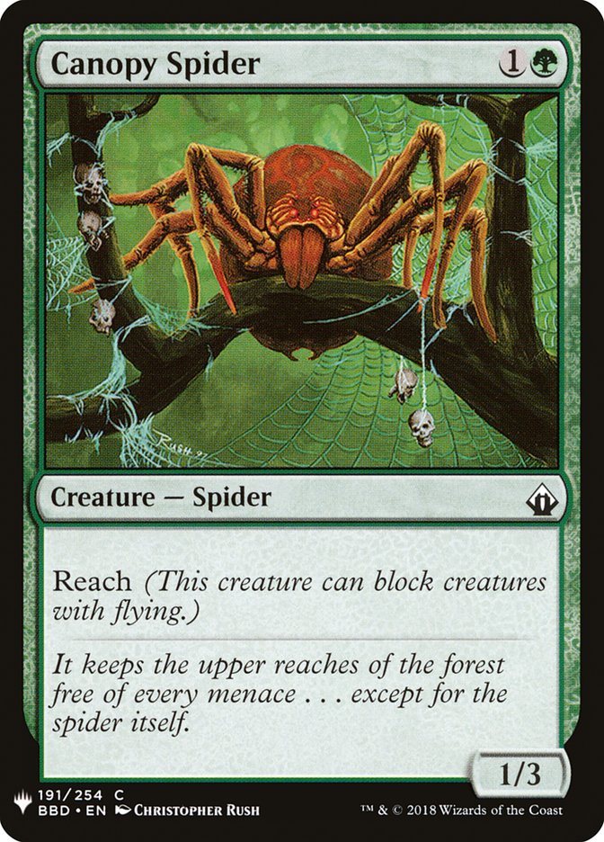 Canopy Spider [Mystery Booster] | Play N Trade Winnipeg