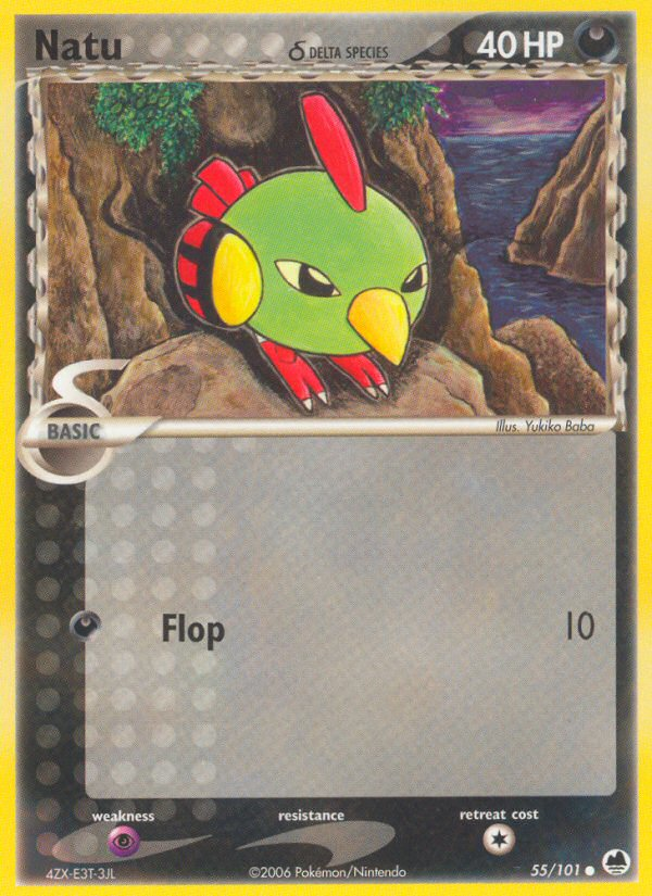 Natu (55/101) (Delta Species) [EX: Dragon Frontiers] | Play N Trade Winnipeg