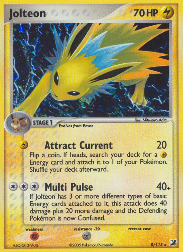 Jolteon (8/115) [EX: Unseen Forces] | Play N Trade Winnipeg