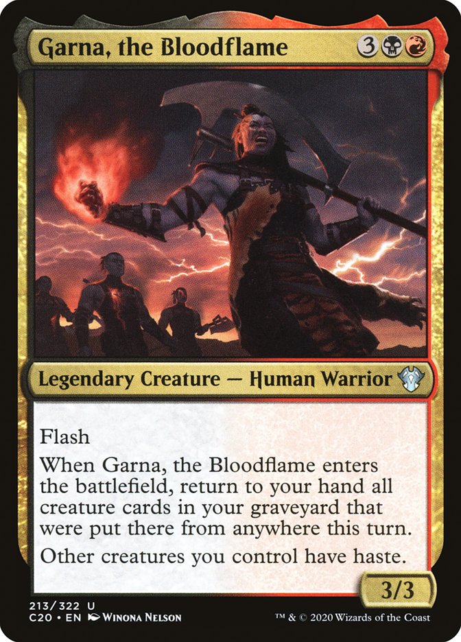 Garna, the Bloodflame [Commander 2020] | Play N Trade Winnipeg