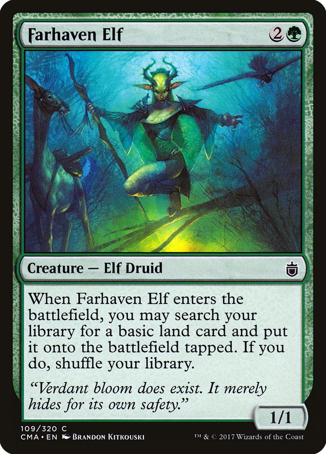 Farhaven Elf [Commander Anthology] | Play N Trade Winnipeg