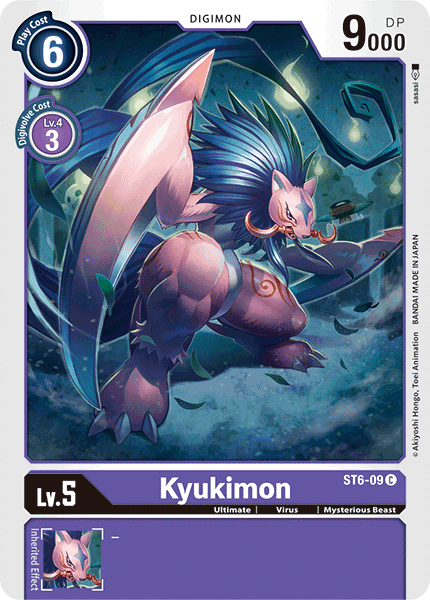 Kyukimon [ST6-09] [Starter Deck: Venomous Violet] | Play N Trade Winnipeg