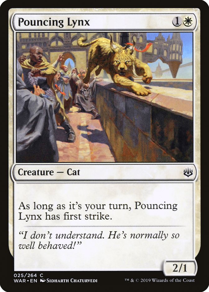 Pouncing Lynx [War of the Spark] | Play N Trade Winnipeg