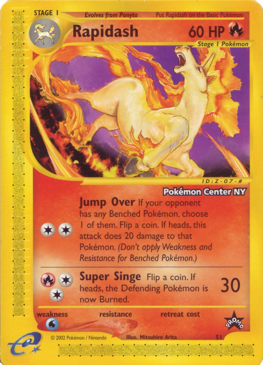 Rapidash (51) (Pokemon Center NY Promo) [Wizards of the Coast: Black Star Promos] | Play N Trade Winnipeg