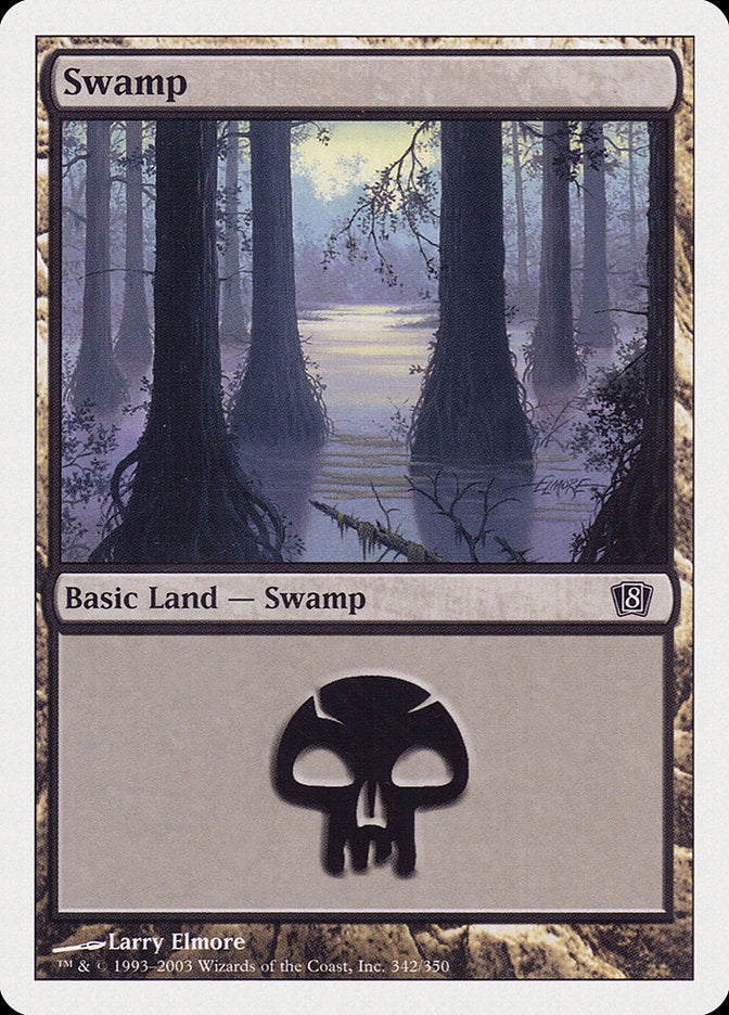 Swamp (342) [Eighth Edition] | Play N Trade Winnipeg