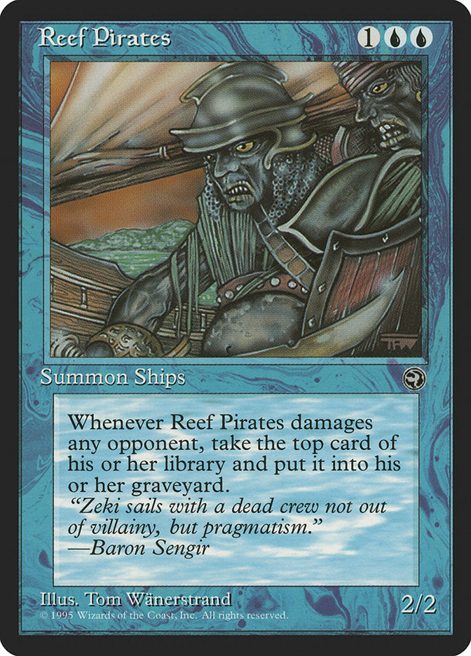 Reef Pirates (Baron Sengir Flavor Text) [Homelands] | Play N Trade Winnipeg