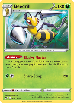 Beedrill (003/185) [Sword & Shield: Vivid Voltage] | Play N Trade Winnipeg