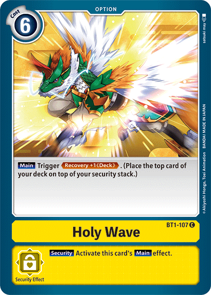 Holy Wave [BT1-107] [Release Special Booster Ver.1.5] | Play N Trade Winnipeg