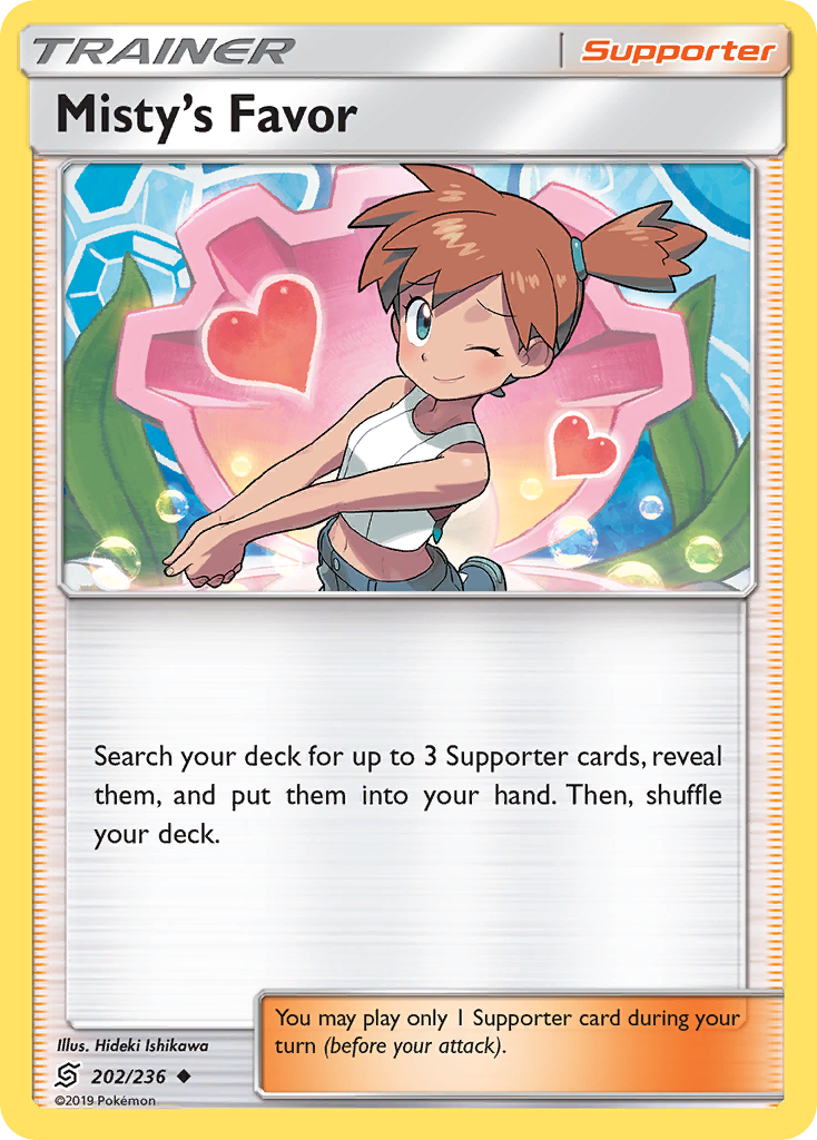 Misty's Favor (202/236) [Sun & Moon: Unified Minds] | Play N Trade Winnipeg