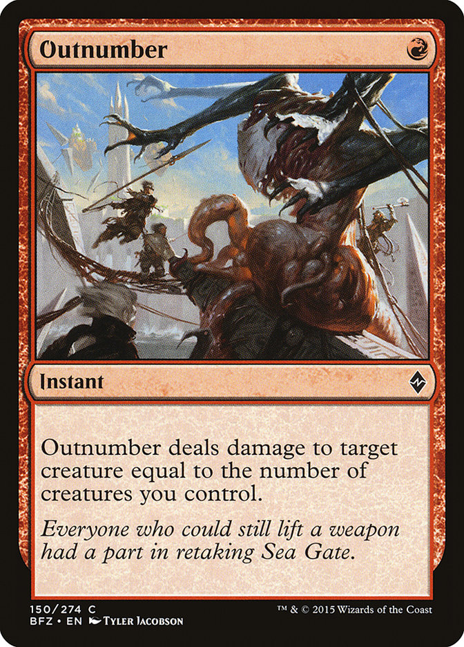 Outnumber [Battle for Zendikar] | Play N Trade Winnipeg