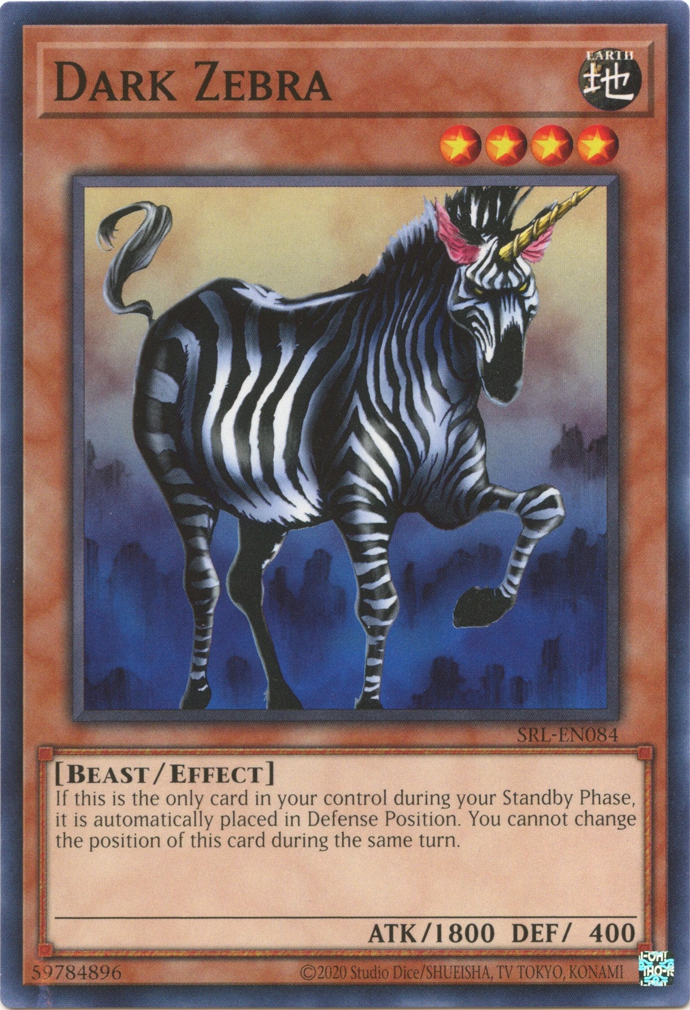 Dark Zebra (25th Anniversary) [SRL-EN084] Common | Play N Trade Winnipeg