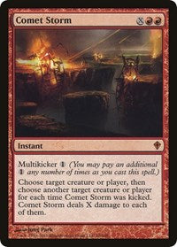 Comet Storm (Oversized) [Oversize Cards] | Play N Trade Winnipeg