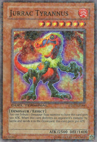 Jurrac Tyrannus [DT02-EN068] Super Rare | Play N Trade Winnipeg