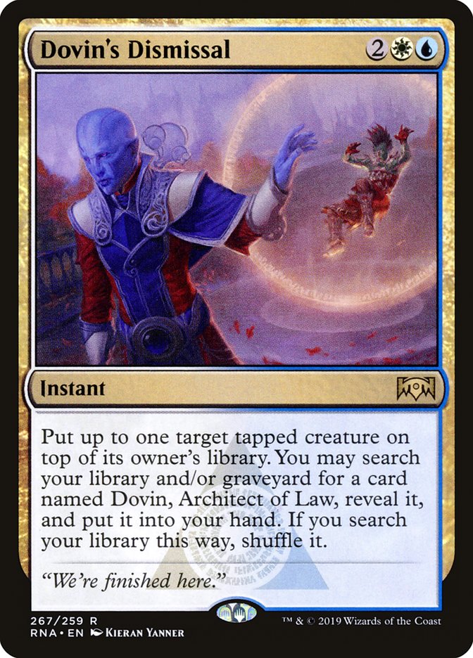 Dovin's Dismissal [Ravnica Allegiance] | Play N Trade Winnipeg