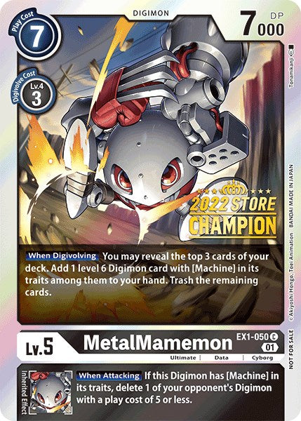 MetalMamemon [EX1-050] (2022 Store Champion) [Classic Collection Promos] | Play N Trade Winnipeg