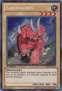 Sabersaurus [LCJW-EN143] Secret Rare | Play N Trade Winnipeg