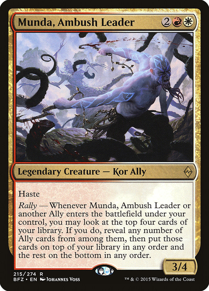 Munda, Ambush Leader [Battle for Zendikar] | Play N Trade Winnipeg