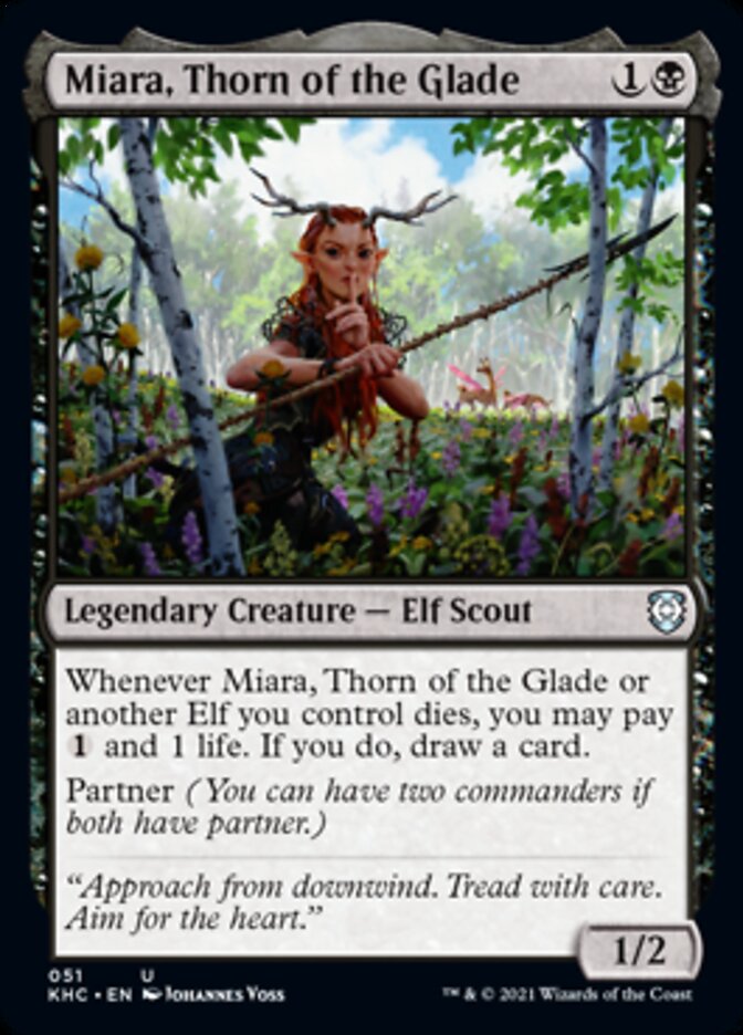 Miara, Thorn of the Glade [Kaldheim Commander] | Play N Trade Winnipeg