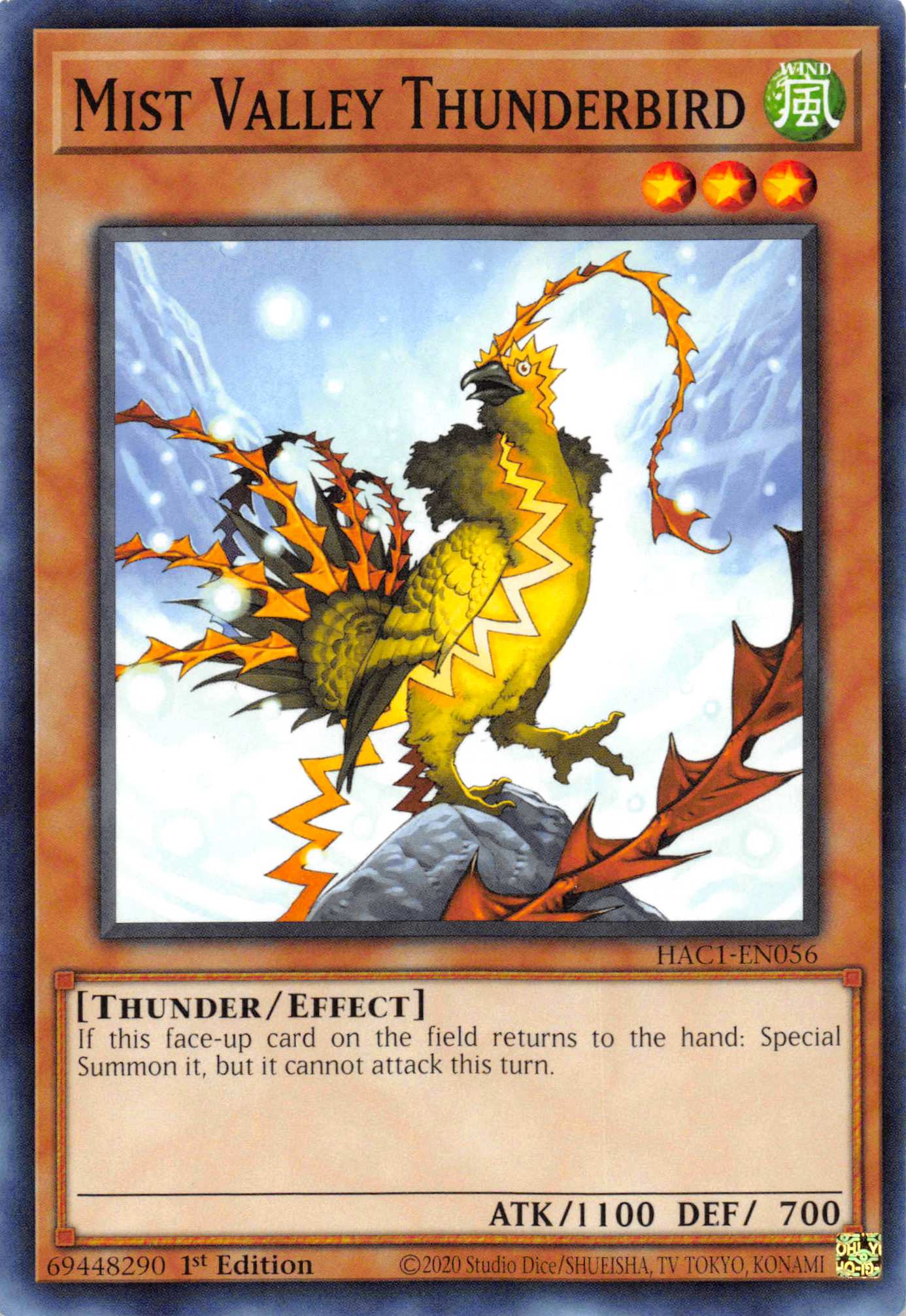 Mist Valley Thunderbird [HAC1-EN056] Common | Play N Trade Winnipeg