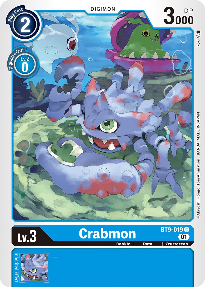 Crabmon [BT9-019] [X Record] | Play N Trade Winnipeg